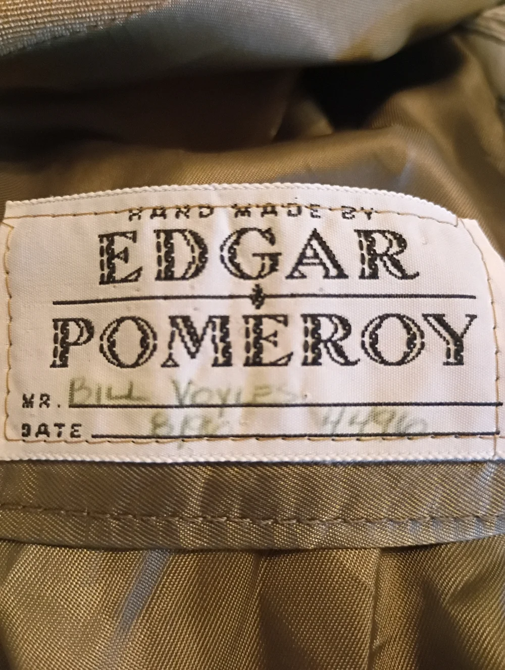 VTG Edward Pomeroy Classic Men's Long Trench Coat in Tan 2XLT‎